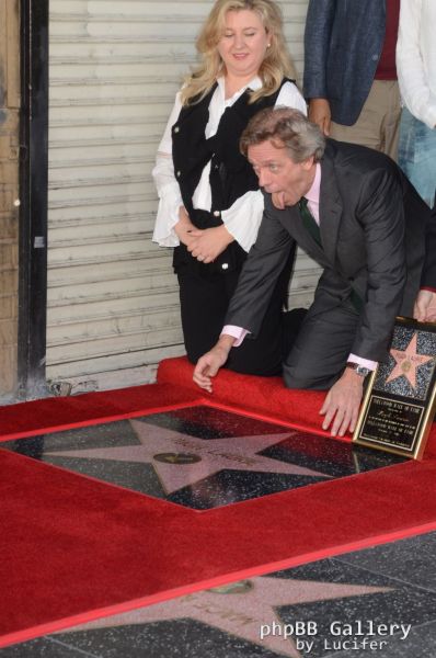 Hugh Laurie honored with star on the Walk of Fame