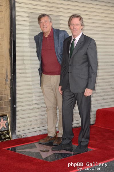 Hugh Laurie honored with star on the Walk of Fame