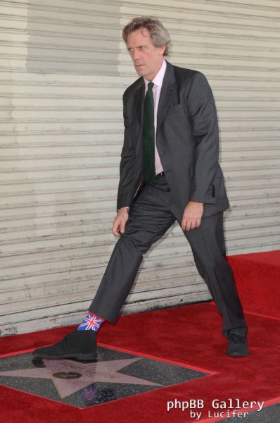 Hugh Laurie honored with star on the Walk of Fame