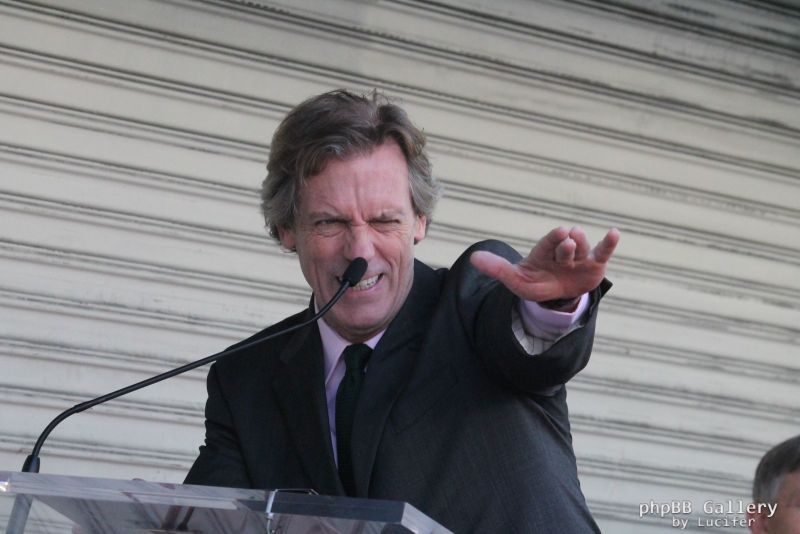Hugh Laurie honored with star on the Walk of Fame