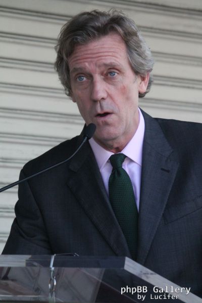 Hugh Laurie honored with star on the Walk of Fame