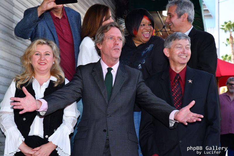 Hugh Laurie honored with star on the Walk of Fame