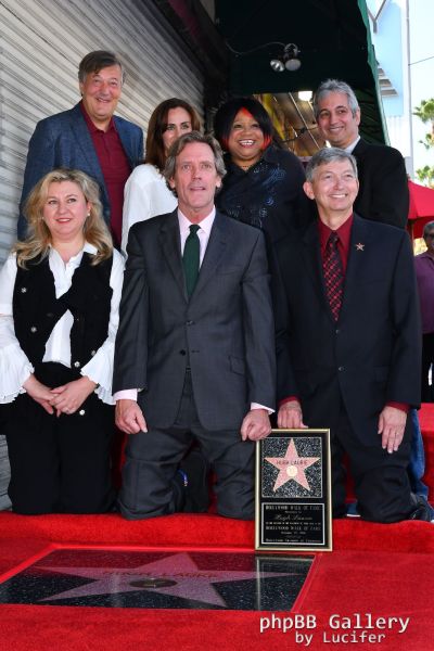Hugh Laurie honored with star on the Walk of Fame
