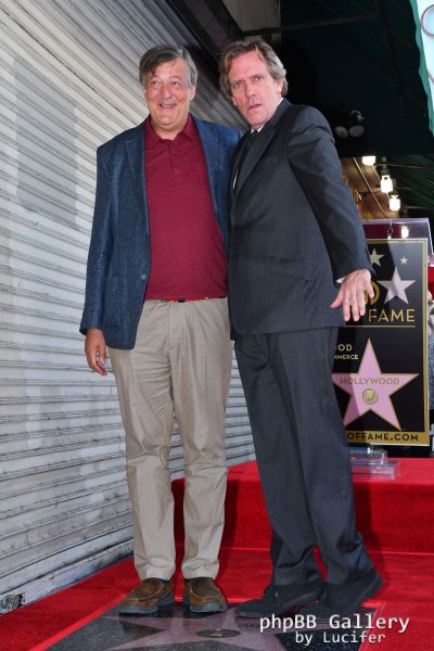 Hugh Laurie honored with star on the Walk of Fame