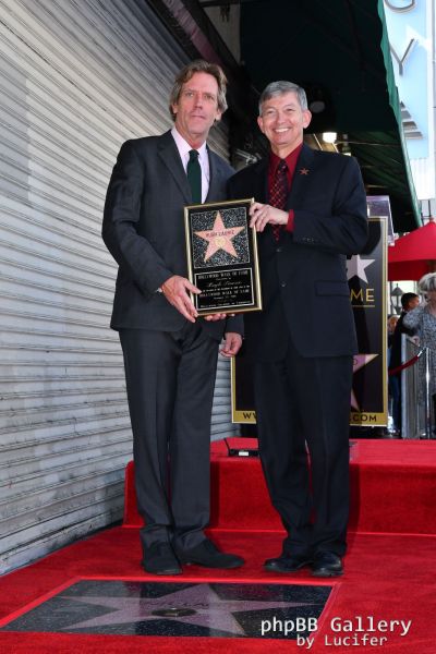 Hugh Laurie honored with star on the Walk of Fame