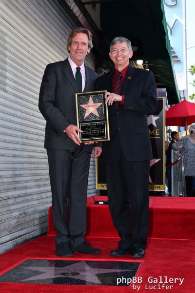 Hugh Laurie honored with star on the Walk of Fame
