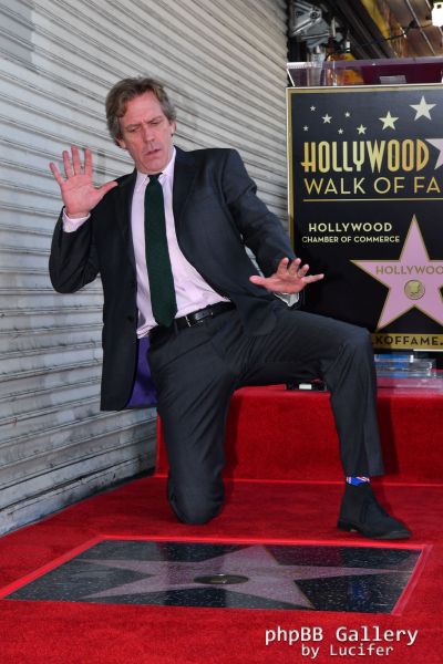 Hugh Laurie honored with star on the Walk of Fame