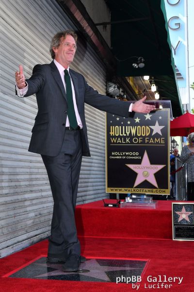 Hugh Laurie honored with star on the Walk of Fame
