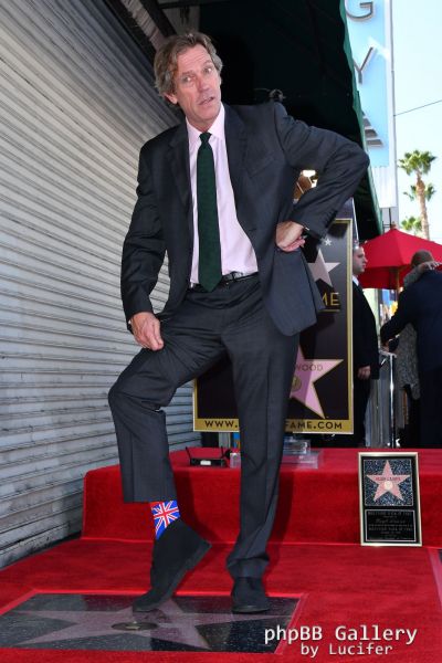 Hugh Laurie honored with star on the Walk of Fame