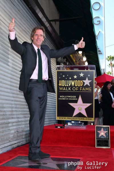 Hugh Laurie honored with star on the Walk of Fame