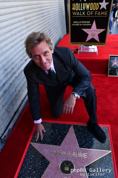 Hugh Laurie honored with star on the Walk of Fame