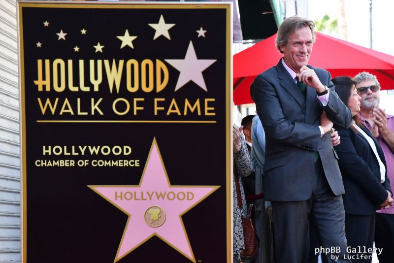Hugh Laurie honored with star on the Walk of Fame