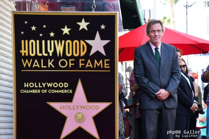 Hugh Laurie honored with star on the Walk of Fame