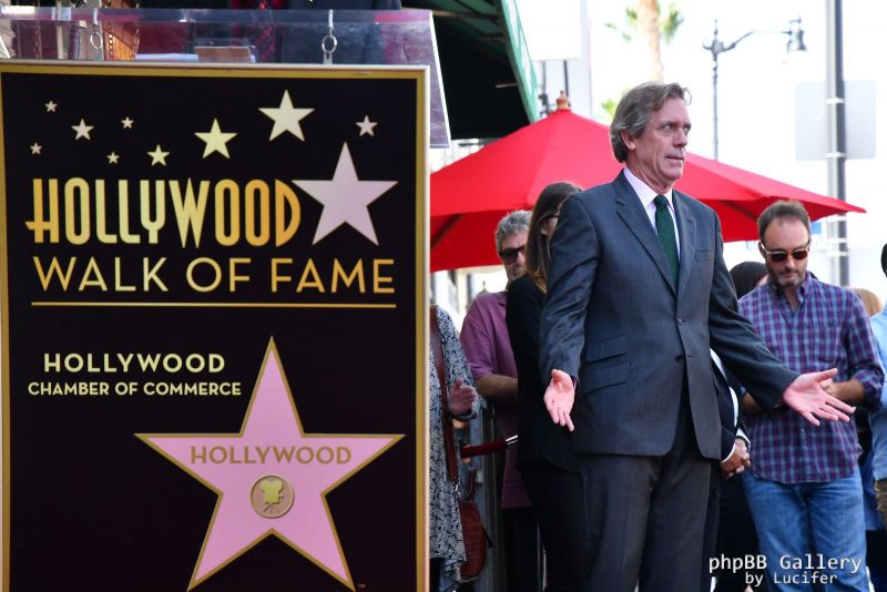 Hugh Laurie honored with star on the Walk of Fame