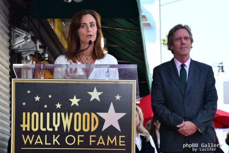 Hugh Laurie honored with star on the Walk of Fame