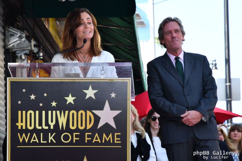 Hugh Laurie honored with star on the Walk of Fame