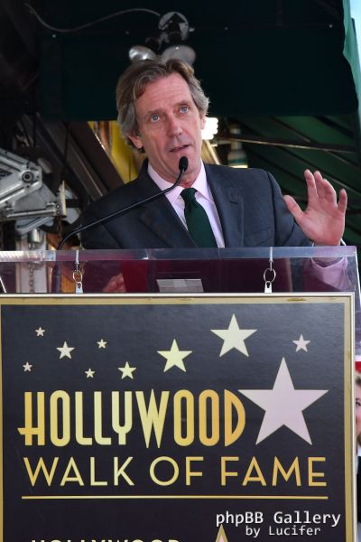 Hugh Laurie honored with star on the Walk of Fame