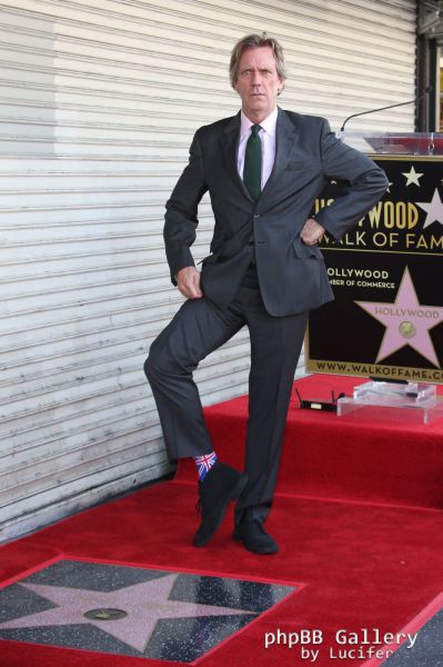 Hugh Laurie honored with star on the Walk of Fame