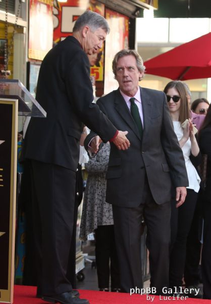 Hugh Laurie honored with star on the Walk of Fame