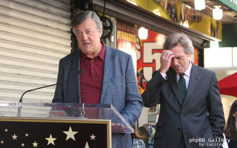 Hugh Laurie honored with star on the Walk of Fame