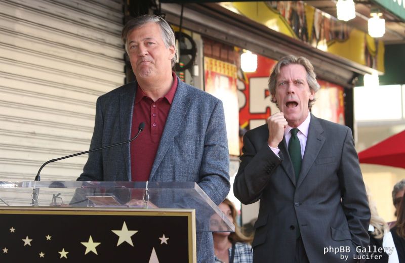 Hugh Laurie honored with star on the Walk of Fame