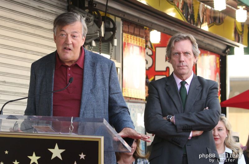 Hugh Laurie honored with star on the Walk of Fame