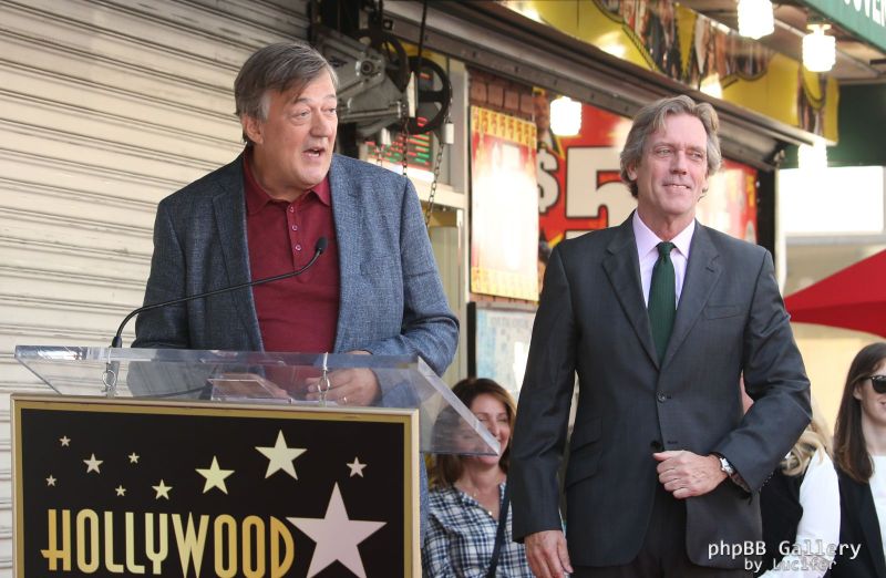Hugh Laurie honored with star on the Walk of Fame