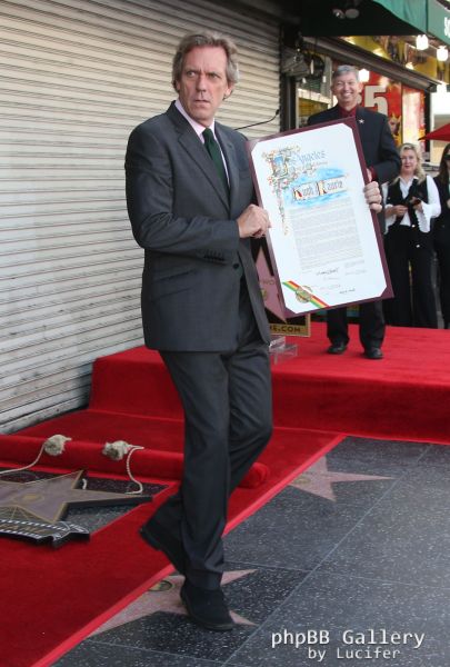 Hugh Laurie honored with star on the Walk of Fame