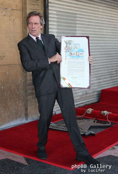 Hugh Laurie honored with star on the Walk of Fame