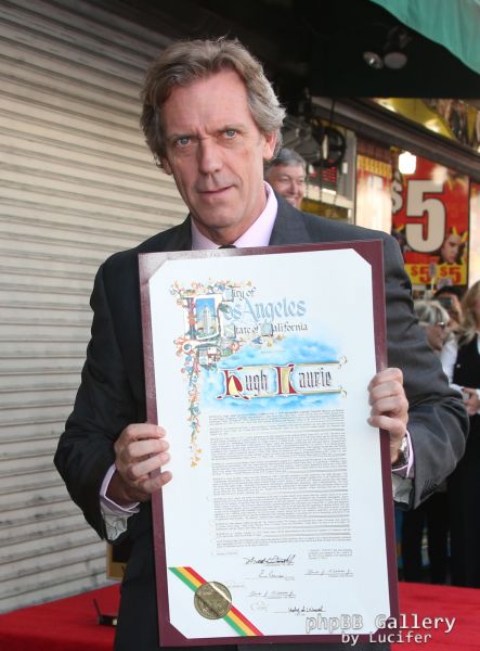 Hugh Laurie honored with star on the Walk of Fame