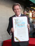 Hugh Laurie honored with star on the Walk of Fame