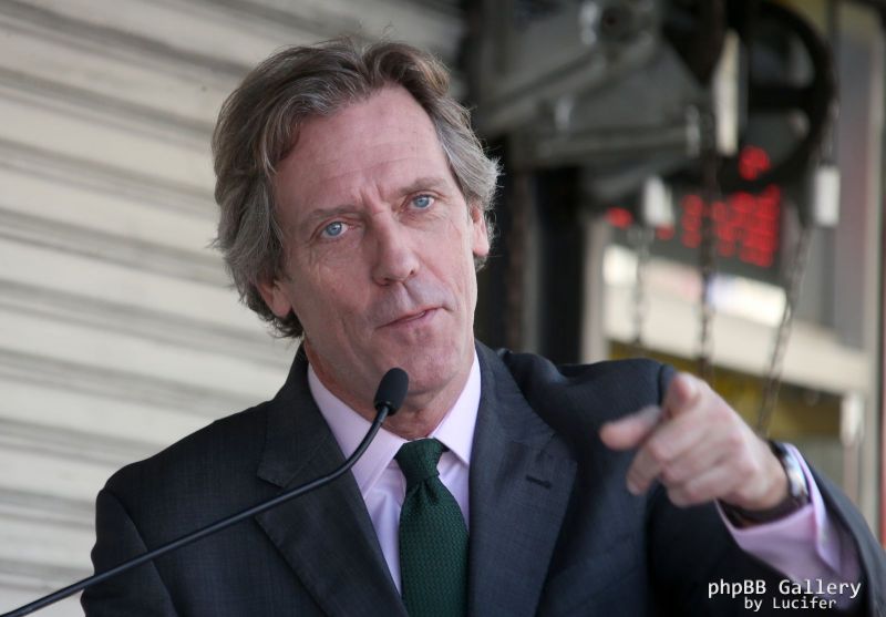Hugh Laurie honored with star on the Walk of Fame
