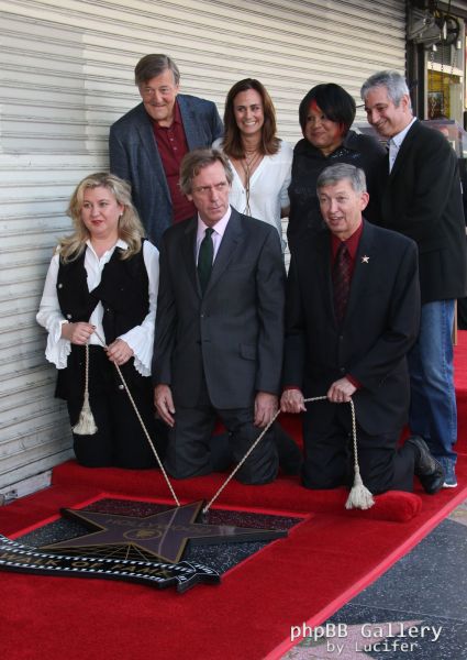 Hugh Laurie honored with star on the Walk of Fame