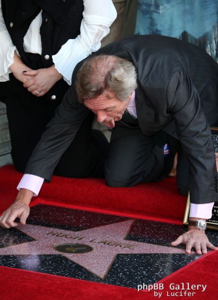 Hugh Laurie honored with star on the Walk of Fame