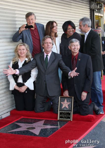 Hugh Laurie honored with star on the Walk of Fame