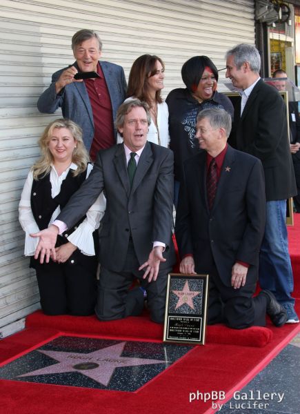 Hugh Laurie honored with star on the Walk of Fame