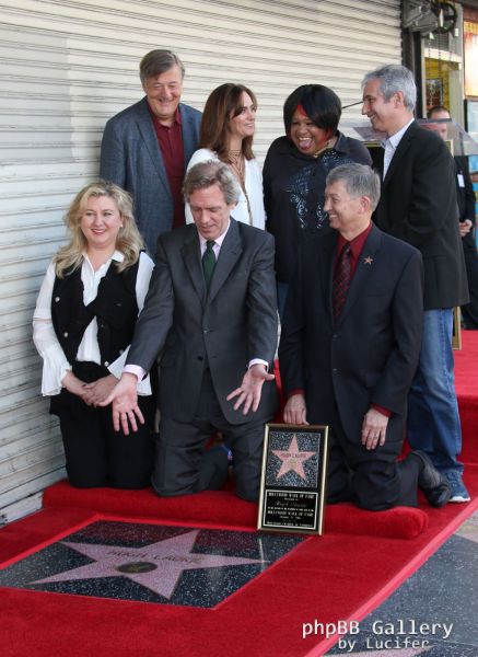 Hugh Laurie honored with star on the Walk of Fame
