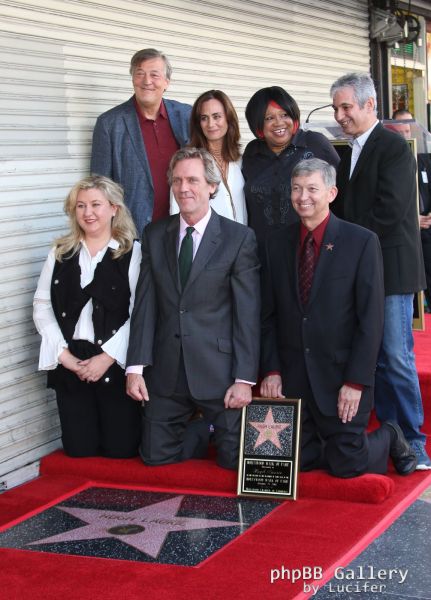 Hugh Laurie honored with star on the Walk of Fame