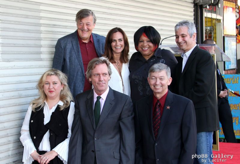 Hugh Laurie honored with star on the Walk of Fame