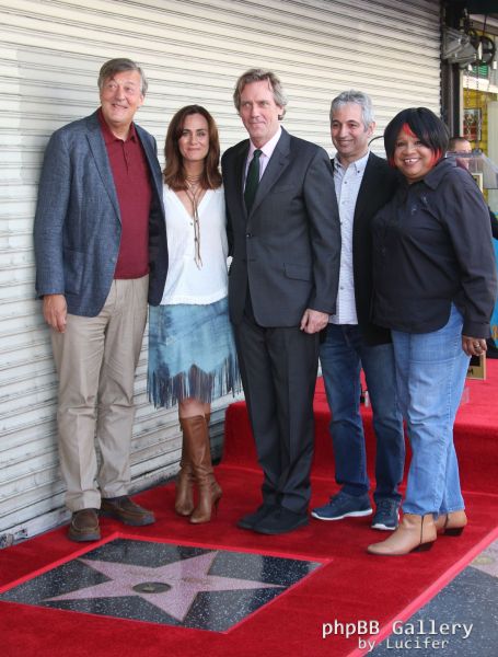 Hugh Laurie honored with star on the Walk of Fame