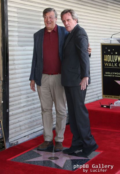 Hugh Laurie honored with star on the Walk of Fame