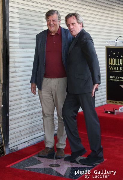 Hugh Laurie honored with star on the Walk of Fame
