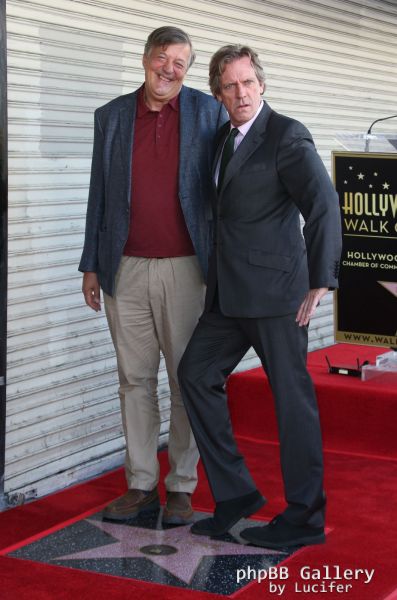 Hugh Laurie honored with star on the Walk of Fame