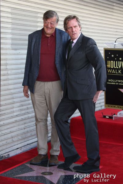 Hugh Laurie honored with star on the Walk of Fame