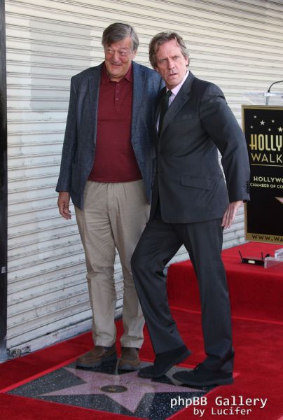 Hugh Laurie honored with star on the Walk of Fame