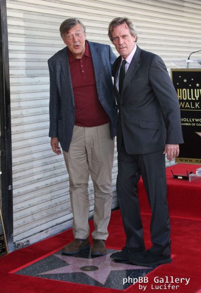 Hugh Laurie honored with star on the Walk of Fame