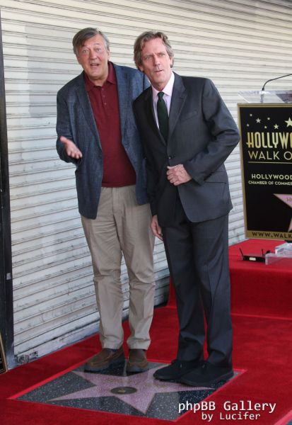 Hugh Laurie honored with star on the Walk of Fame