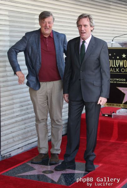 Hugh Laurie honored with star on the Walk of Fame