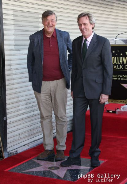Hugh Laurie honored with star on the Walk of Fame