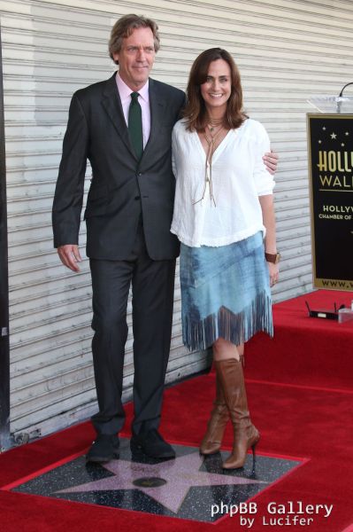 Hugh Laurie honored with star on the Walk of Fame